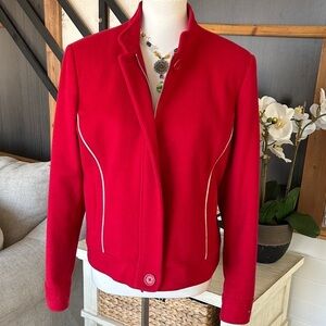 Tommy Hilfiger Women's Red Jacket large
